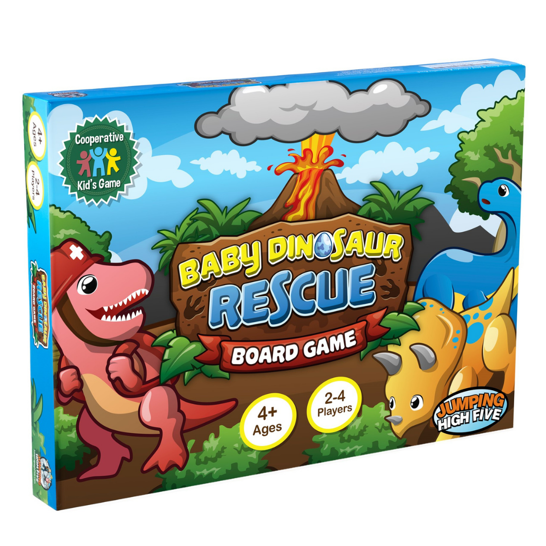 Baby Dinosaur Rescue Board Game – Jumping High Five Games