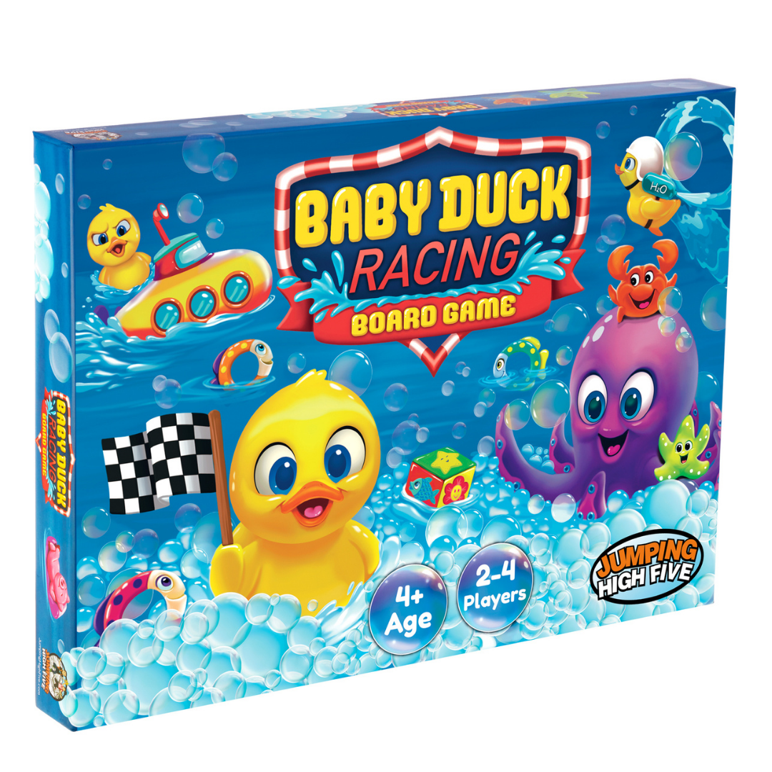 Baby Duck Racing Board Game – Jumping High Five Games